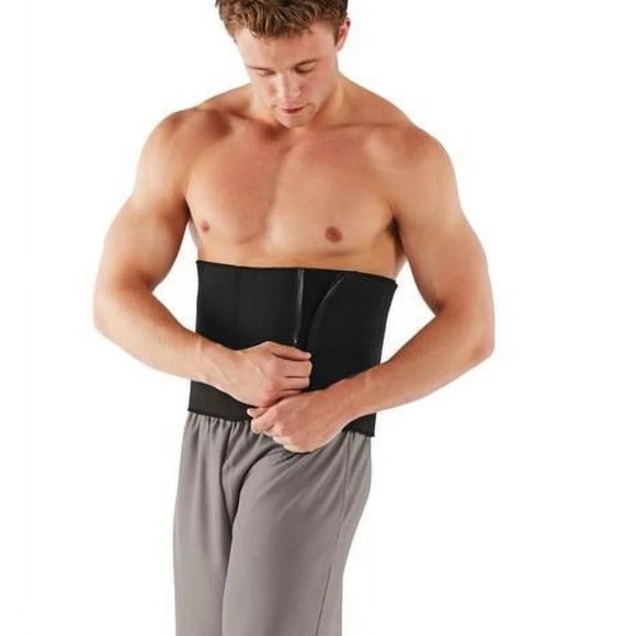 ATHLETIC WORKS 5 Zipper Waist Trimmer Fits 40-65" Wide 8in - Picture 2 of 2